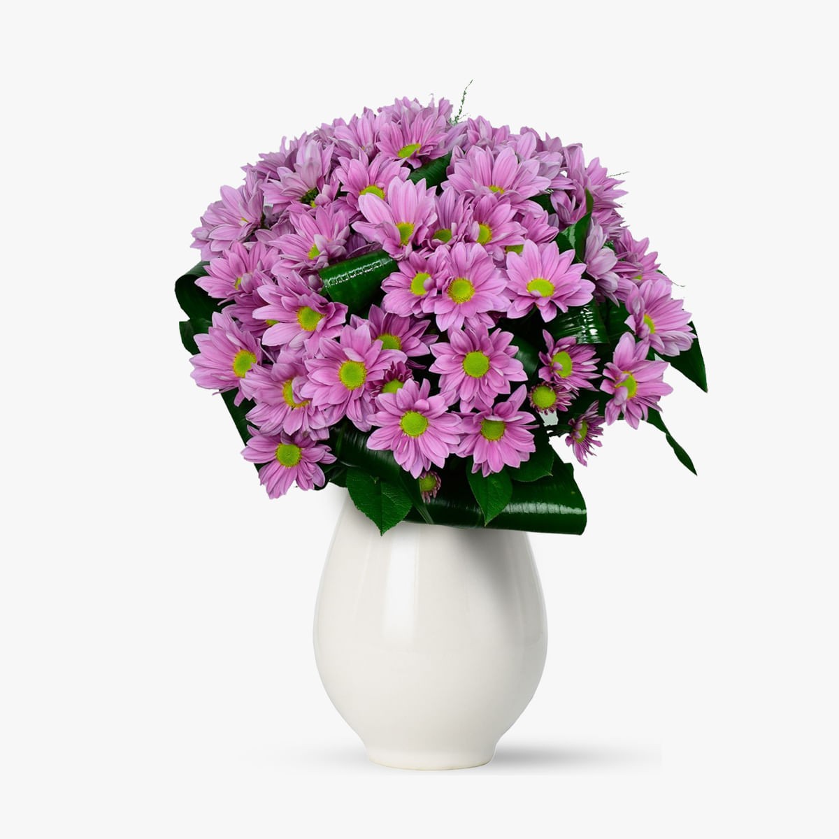 Buchet de 15 crizanteme roz