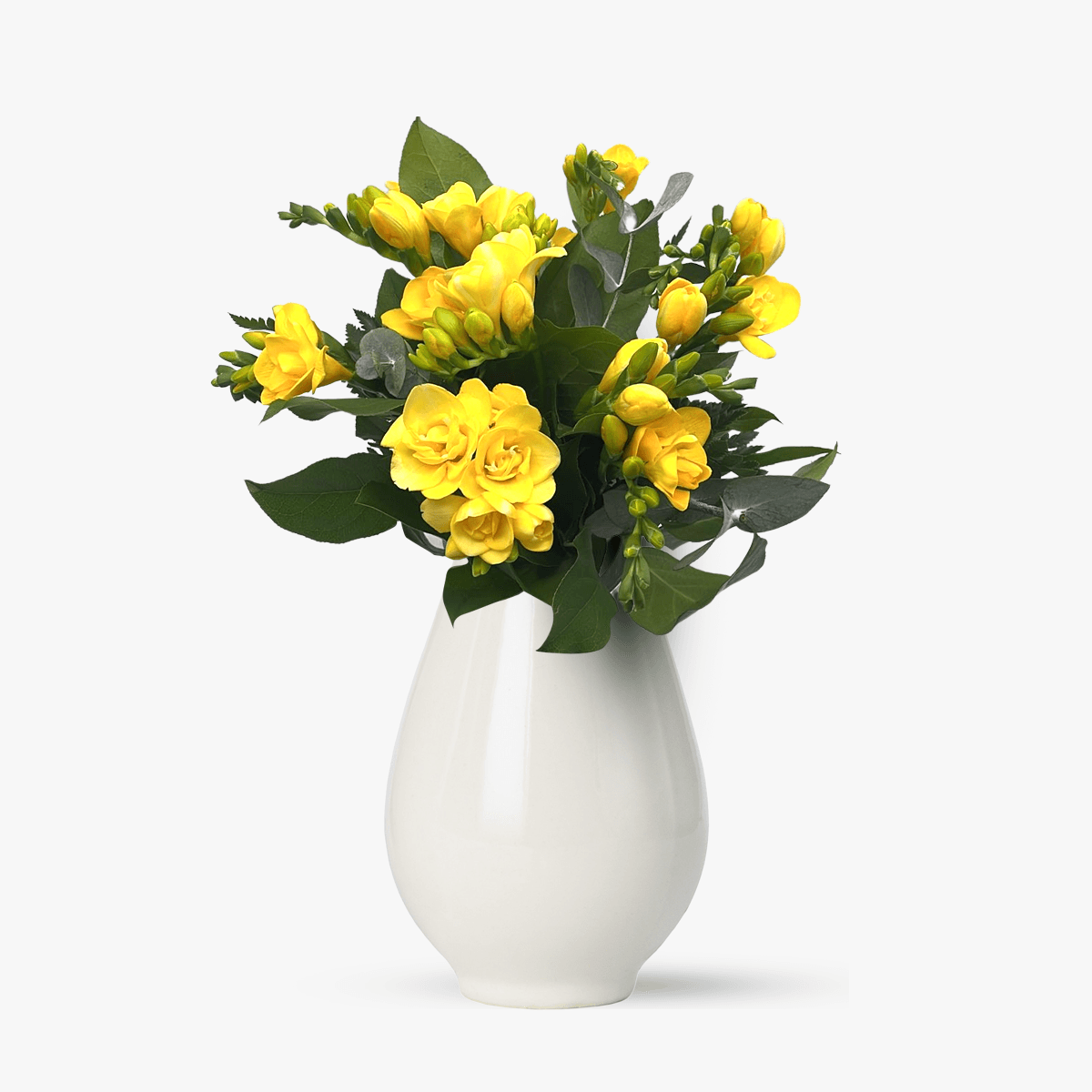 Buchet de 15 frezii galbene