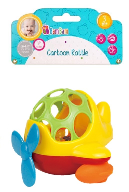 Jucarie bebelusi BamBam, Elicopter multicolor