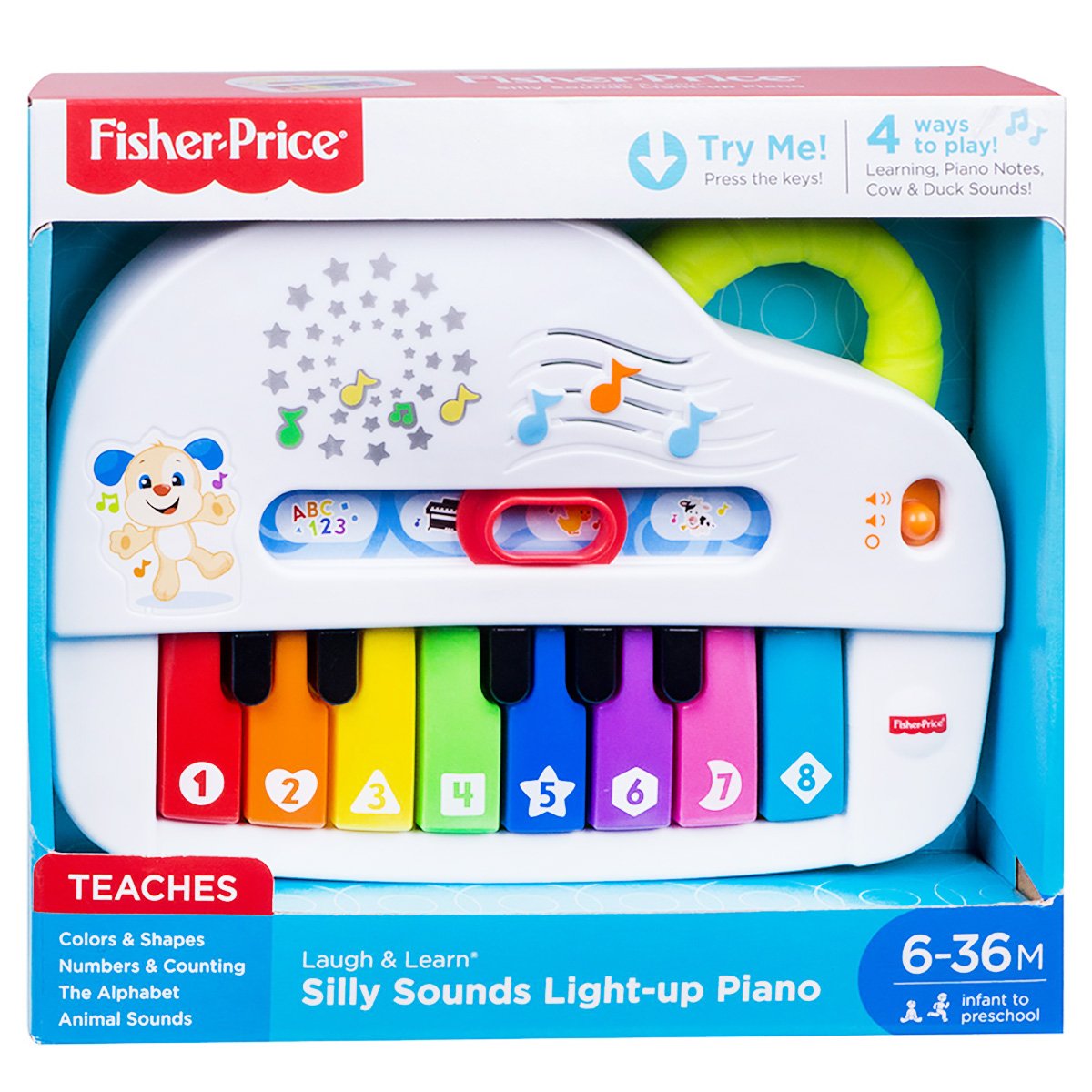 Jucarie bebelusi Fisher Price, Laugh and Learn, Pian interactiv