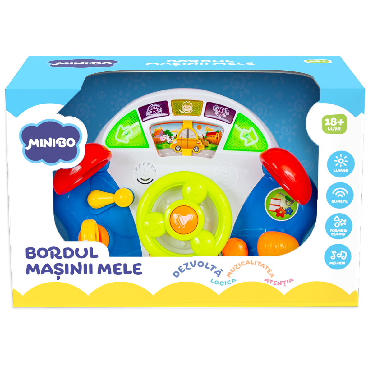 Jucarie bebelusi, Bordul masinii mele, Minibo